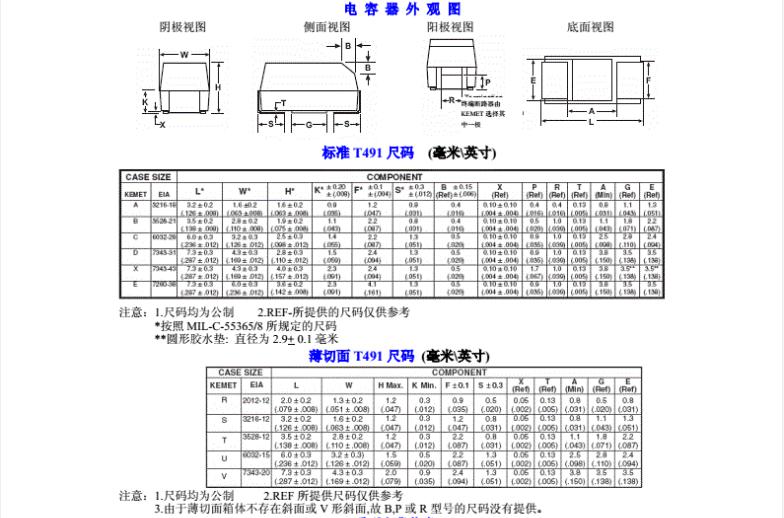 基美电容